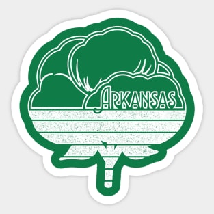 Arkansas Cotton Boll Sticker